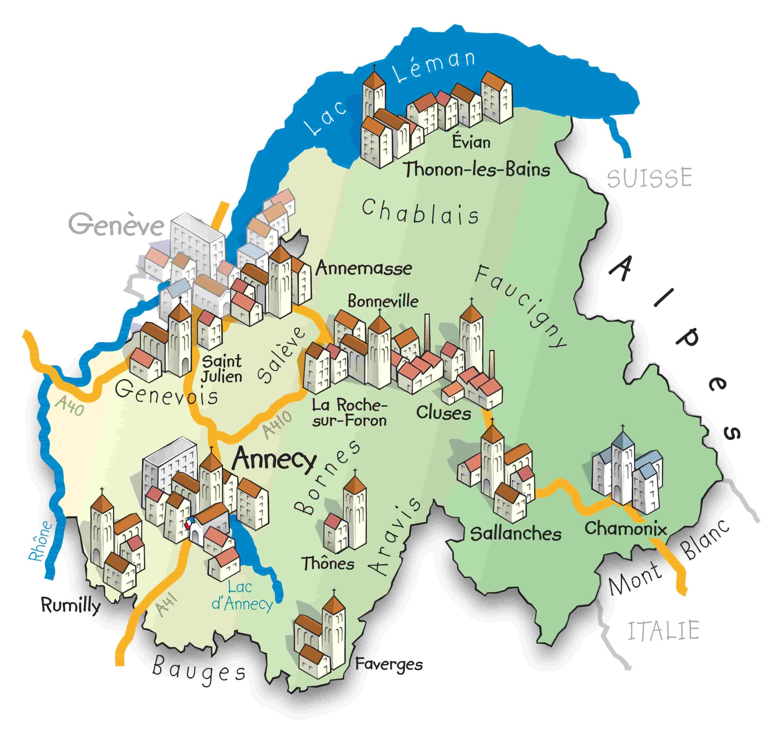 Histoire et patrimoine de la ville de Rumilly en France